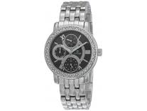 Titan Quartz Analog with Day and Date Black Dial Stainless Steel Strap Watch for Women-NL9743SM02 Rs. 3598 - Amazon
