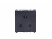 Wipro Northwest Nowa 6A 3 - Pin Socket With Euro Pin, Matt Black (pack of 5) Rs. 389 - Amazon
