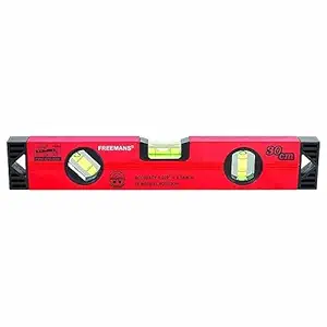 FREEMANS Box Section Aluminum Spirit Level with Magnet 30cm Rs. 239 - Amazon