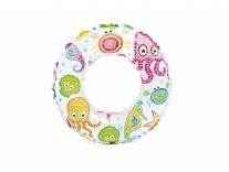 Intex 59241-2 Lively Print Swim Ring, Blue Rs. 99 - Amazon