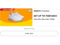 Up to 80% Off on Branded Shoes + Extra 10% Cashback - Amazon