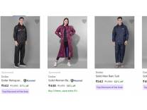 Dollar Men And Women Raincoats upto 51% off starting From Rs.201 @ flipkart
