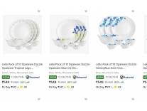 Cello Dinner Sets upto 67% off starting From Rs.1879 @ Flipkart