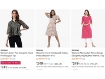 Janasya Women's Clothing upto 90% off starting From Rs.289 @ Amazon