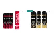 Axe Deodorant Spray upto 75% off starting From Rs.140 @ flipkart