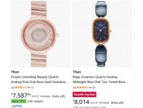 [Coupon + Bank Offer] Titan watch upto 88% off + Coupon & Bank Offer starting From Rs.1522 - Amazon