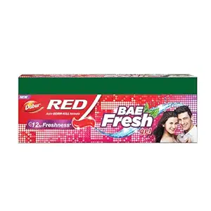 Buy Dabur Red Bae Fresh Gel - 300gm (150gm*2) | Fights Bad Breath, Cavity Germs and Plaque | 12hr Freshness | Activ Germ-Kill formula Online at Low Prices in India