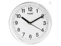 Kadio Analog 20 cm X 20 cm Wall Clock (White, with Glass, Standard) Rs.164 @ Amazon
