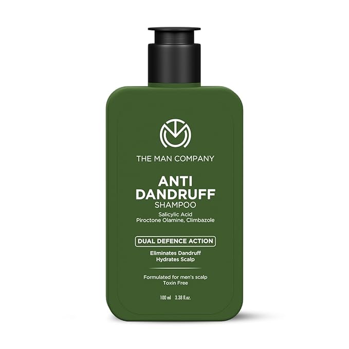 The Man Company Anti-Dandruff Shampoo with Salicylic Acid for Man| Flake Control from First Wash | Targets Dandruff & Scalp Itch | Prevents Recurrence | Balances Oil Without Dryness | -100ml Rs.189 @ Amazon
