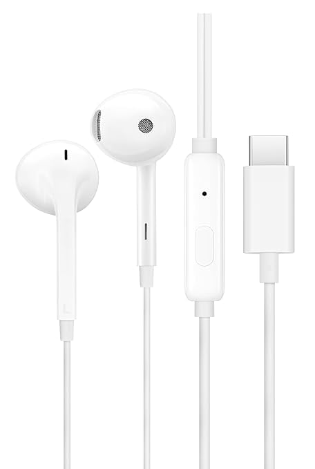 OnePlus Half in-Ear Wired Digital Earphones Lite Type-C MH136 White in Rs.599 @ Amazon