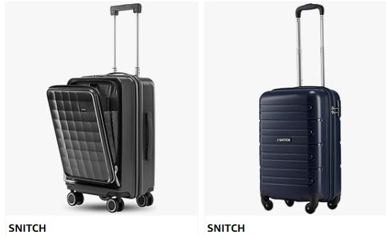 Snitch Luggage upto 58% off starting From Rs.1599 @ amazon