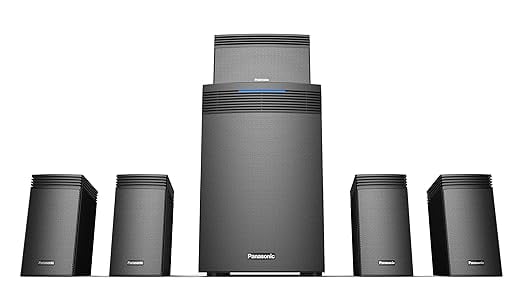 [SBI / Axis Bank CC] Panasonic SC-HT550GW-K 5.1 Ch Home Theatre with Real Surround Sound, 150 W, Bluetooth, USB, AUX, RCA, Powerful Subwoofer, Wall mountable Speakers, Remote for Volume & Bass Control (Black) Rs. 10701 - Amazon