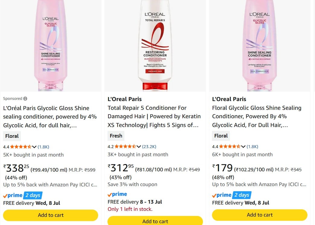 Amazon.in : L'Oreal Conditioner