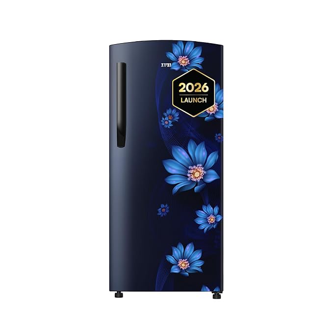 [SBI / Axis Bank CC EMI] IFB 187L 2 Star Direct-Cool Single Door Refrigerator with 30 Hrs Cooling Retention, Big Vegetable Box, XL Bottle Bin & 4 Year Super Warranty (2026, IFBDC-213BXBWE, Wild Flower Blue) Rs. 12690 - Amazon