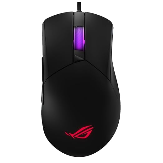ASUS ROG Gladius III Core Gaming Mouse, Ergonomic, 12000 DPI Optical Sensor, ROG Micro Switches, Push-Fit Switch Socket, 5 Memory Profiles, Aura Sync RGB Rs. 3999 - Amazon