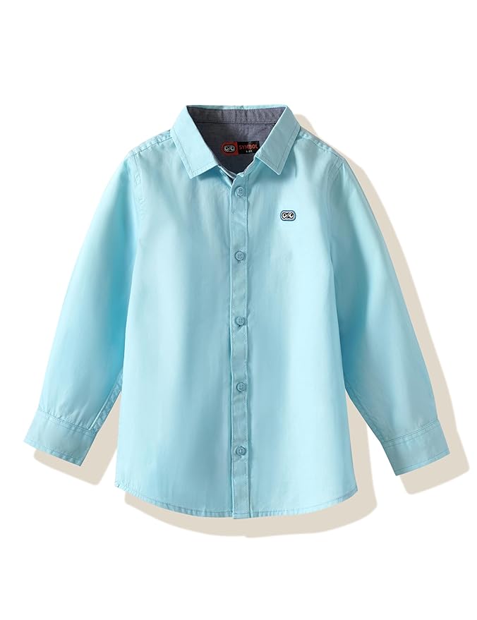 Amazon Brand - Symbol Boys 100% Cotton Casual Shirt | Full Sleeves | Regular Fit | Age 2-14 Years Rs. 449 - Amazon
