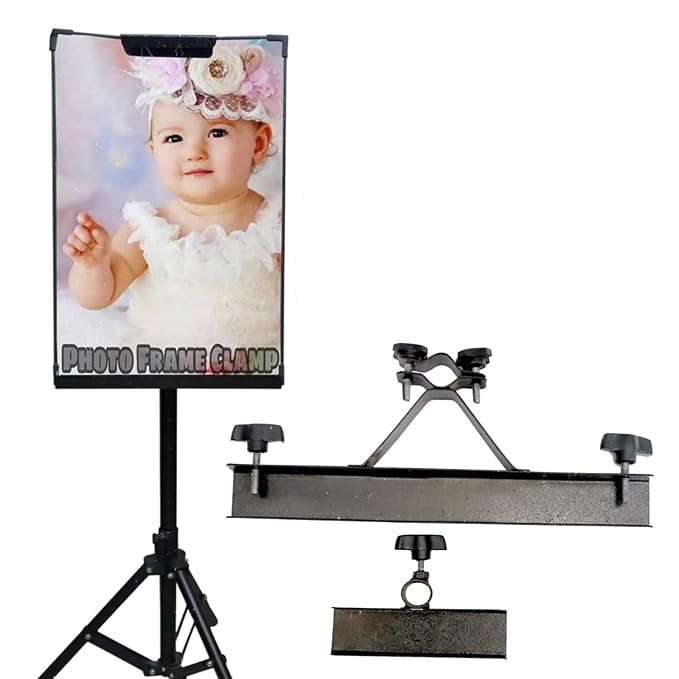 VTS® Decorative Mounting Plate clamp Holder Picture Frame Stand Photo Display Stand led Photo Holder kit Designer Birthday Events Frames Rs. 285 - Amazon