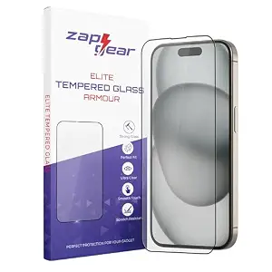 [Apply 5% Coupon] Tempered Glass for iPhone 15 and16 (6.1 Inch) | 9H Hardness Screen Protector | HD Clear | Bubble Free Installation | Anti Scratch | Case Friendly Glass Guard for iPhone 15 Rs. 242 - Amazon