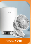 Fans & More Home & Kitchen Produtc (Tick Tock Deals) upto 80% off starting From Rs.798 @ flipkart