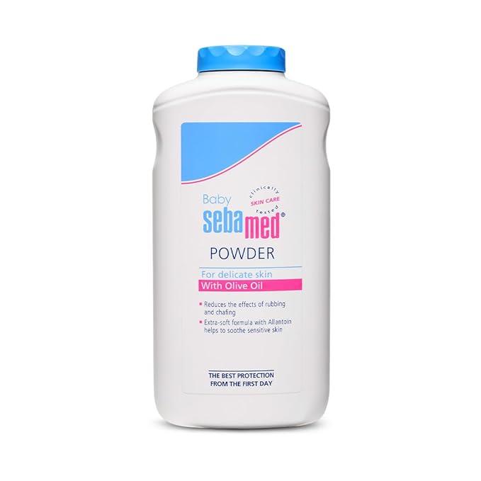 Sebamed Baby Powder| Olive Oil, Allantoin|200 gm Rs. 421 - Amazon