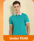 Allen Solly, & More Branded Men's Clothing (Tick Tock Deals) upto 83% off starting From Rs.488 @ flipkart