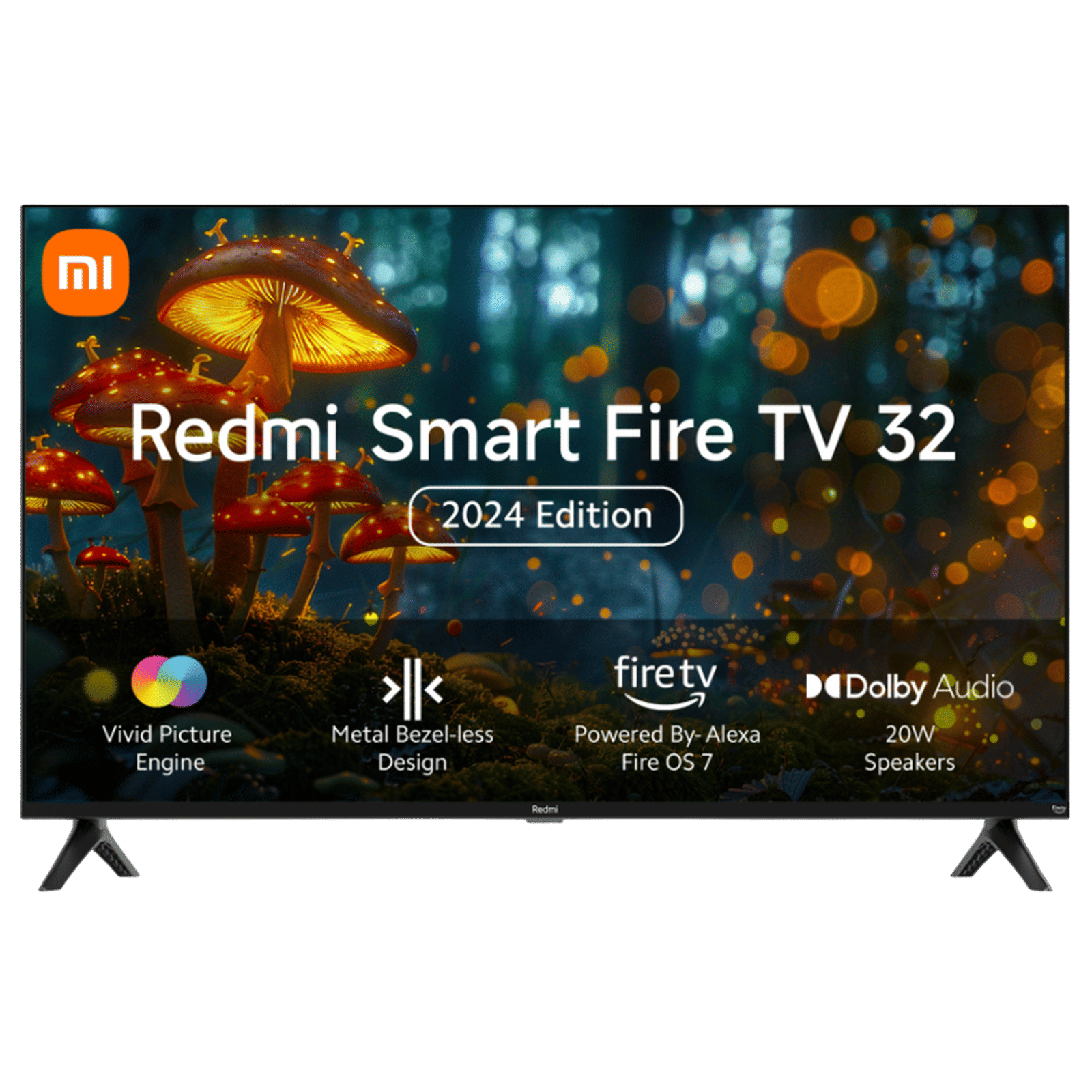 [Coupon] Redmi F Series 80 cm (32 inch) 3 Star HD Ready LED Smart Fire TV with Dolby Audio (2024 model) Rs. 8500 - Croma