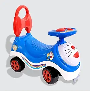 Dillard's Kids Magic Car/Swing Car Ride On Push Rider with Music for Girls & Boys 1 to 3 Year Kids (Dark Blue) Rs. 699 - Amazon