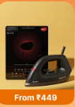 Irons & More Kitchen Appliances (Tick Tock Deals) upto 70% off starting From Rs.449 @ flipkart