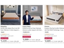 Upto 68% Off On Branded Mattress + Bank Offer starting From Rs.707 @ amazon