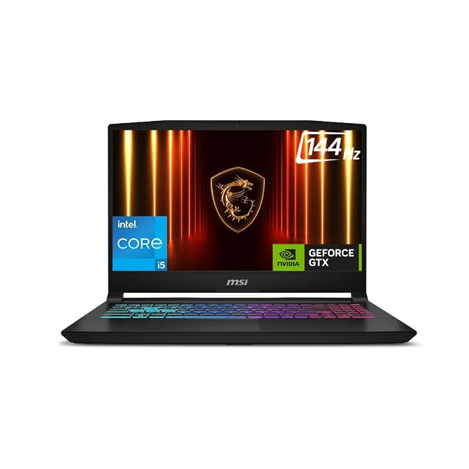[SBI / Axis Bank CC] MSI Katana 15 HX, Intel 13th Gen. i5-14450HX, 40CM FHD 144Hz Gaming Laptop (16GB/512GB NVMe SSD/Windows 11 Home/NVIDIA GeForce RTX 5050, GDDR7 8GB/Black/2.4Kg) B14WEK-438IN Rs. 94990 - Amazon
