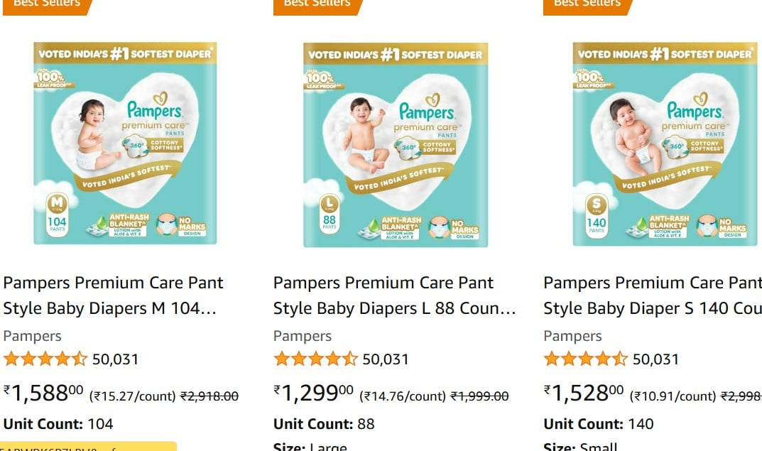 Amazon.in: Save 10% when you buy ₹2,499 of select items promotion