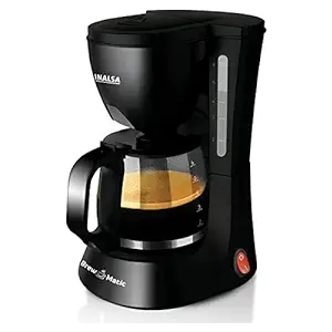 INALSA 6 Cups 650-Watt Coffee Maker with Anti Drip & Keep Warm Function|  Reusable Coffee Filter(Brew Matic) Rs.1325 @ Amazon