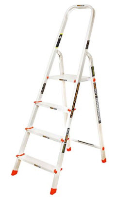 Eurostar 104 Aluminium 3-Step + Platform Ladder