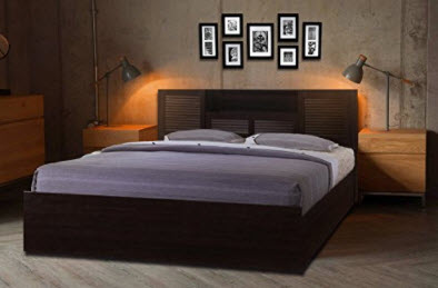 HomeTown Bolton Queen Size Bed with Hydraulic Storage at Rs. 17499