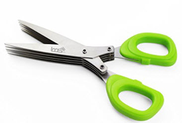 LMS Stainless Steel 5 Blades Herb Scissor