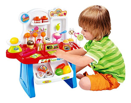 Toyshine Supermarket Shop, 34 Pcs, with Sound Effects at Rs. 799