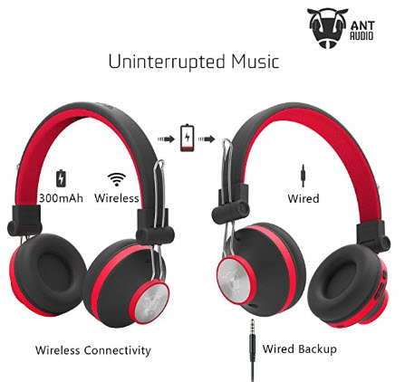 Ant Audio Treble H82 On-Ear Bluetooth Headphones with Mic at Rs. 1499