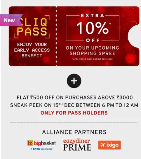 TATA CLiQ CLiQ Pass